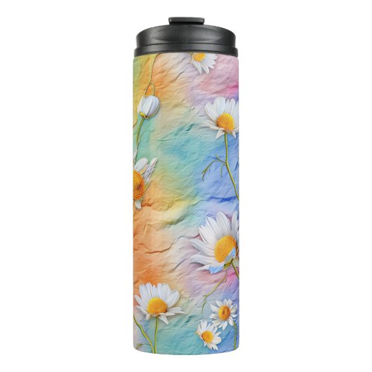 PASTEL ABSTRACTE DAISY FLOWERS THERMOSBEKER (Voorkant)