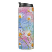 PASTEL ABSTRACTE DAISY FLOWERS THERMOSBEKER (Geroteerd rechts)