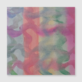 Pastel Abstracte kunst magnetische Kaart