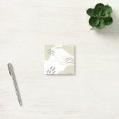 Pastel Abstracte penseelstreek Post-it® Notes (Kantoor)