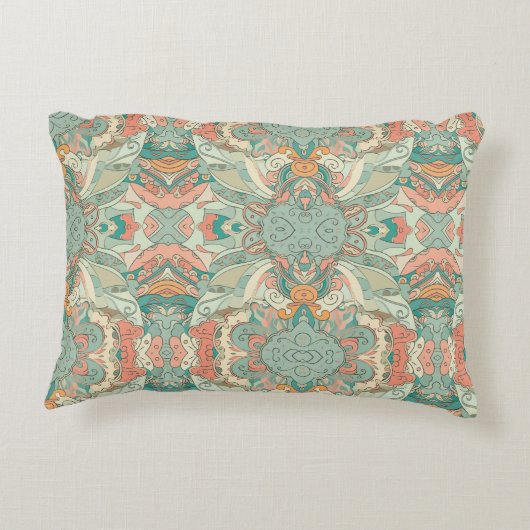 Pastel Abstrait Accent Coussin (Dos)