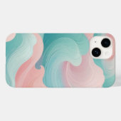 Pastel Abstrait coque iphone de tourbillon 14 (Verso (horizontal))