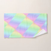 Pastel Abstrait couleur arc-en-ciel (Serviette à main)