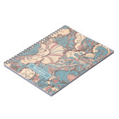 Pastel Abstrait Doodle Motif Carnet Spiral (Côté gauche)
