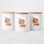 Pastel Abstrait Étiquette à bougies (Bouteilles)