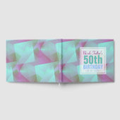 Pastel Abstrait turquoise 50e Anniversaire Livre d (Complet)
