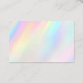 Pastel achtergrond bedankje visitekaartje (Achterkant)