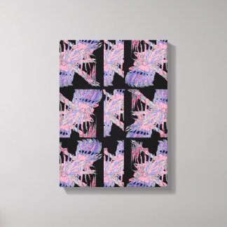 Pastel Afgrond Zachte Geometrische Abstracte Kunst Canvas Afdruk
