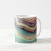 Pastel Agate Geode Stone Koffiemok (Voorkant rechts)