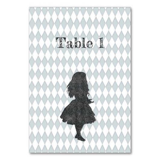  pastel Alice in Wonderland Kaart (Voorkant)