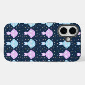 Pastel Alien Tweelingzusters | Cute Kosmische Kawa Case-Mate iPhone Case (Achterkant (horizontaal))