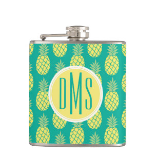 Pastel anananas   Monogram Heupfles