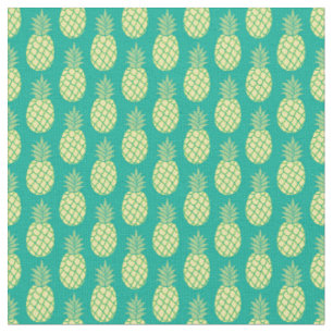 Pastel anananas stof