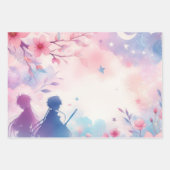 Pastel Anime Papier à envelopper illustré (Devant 3)