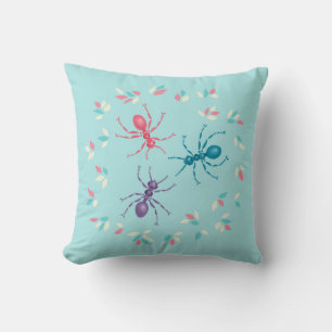 Pastel Ants Insect Lover Kussen