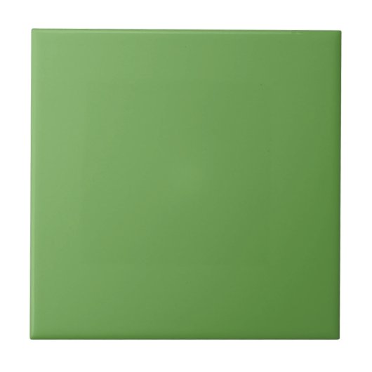 Pastel Apple Green Solid Color Tile Tegeltje (Voorkant)