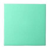 Pastel Aqua Solid Color | Klassiek | Elegant Tegeltje (Voorkant)