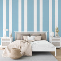Pastel Aquamarijn Blauw Wit Strepen Patroon