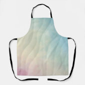Pastel aquarel Wavy Pattern Schort (Voorkant)