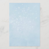 Pastel Aquarelle Baby shower de Noël Maman Conseil (Dos)