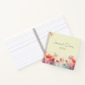 Pastel Aquarelle Carnet personnalisé (Intérieur)