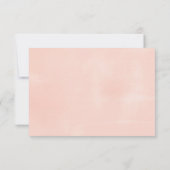 Pastel Aquarelle Fleurs Bat mitzvah RSVP (Dos)