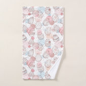 Pastel Aquarelle OEufs de Pâques (Serviette à main)