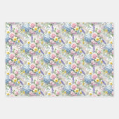 Pastel Aquarelle Printemps Fleurs Papier d'envelop (Devant)