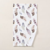 Pastel aquarelles plumes tribales motif (Serviette à main)