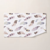 Pastel aquarelles plumes tribales motif (Serviette à main)