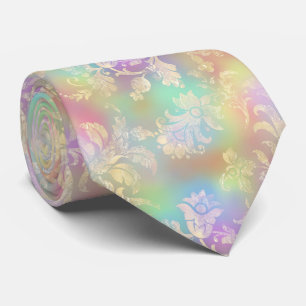 Pastel Arc-en-ciel avec Cravate Gold Flourt