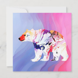 Pastel Arctic Explorer in aquarel