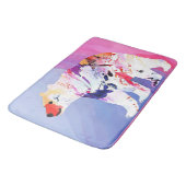 Pastel Arctic Explorer in aquarel Badmat (Gekanteld)