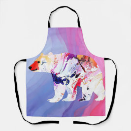 Pastel Arctic Explorer in aquarel Schort