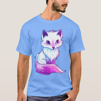 Pastel Arctische Vos I Schattige Arctische Vos vri T-shirt