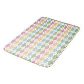 Pastel Argyle Patroon Badmat (Gekanteld)