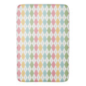 Pastel Argyle Patroon Badmat (Voorkant Verticaal)