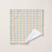 Pastel Argyle Pattern Bad Handdoek (Wasdoekje)