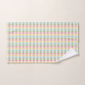 Pastel Argyle Pattern Bad Handdoek (Handdoek)
