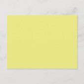 Pastel arrière - plan jaune sur une carte postale (Devant)