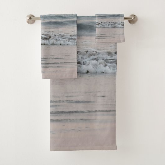 Pastel Atlantische Oceaan Zonsondergang Bliss #1 # Bad Handdoek (Insitu)