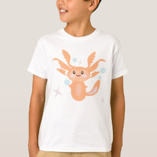 Pastel Axolotl Oceaan Wezen T-shirt