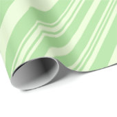 Pastel Baby Green Stripes Cadeaupapier (Rol Hoek)