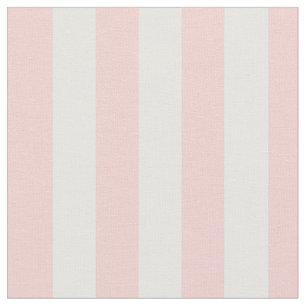 Pastel Baby Roze Witte Streep Stof