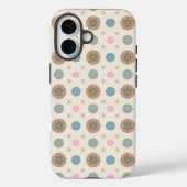 Pastel Babylonische geïnspireerde bloemmotief Case-Mate iPhone Case (Achterkant)