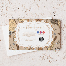 Pastel Bakery Branding Bedankkaart
