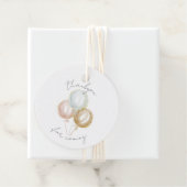 Pastel Ballonnen Bedankt Bedankjes Labels (In situ)