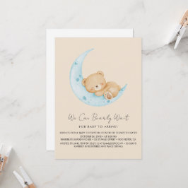 Pastel Balloon Baby Shower Kaart