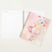 Pastel Balloon Celebration – Soft Party Illustrati Planner (Display)