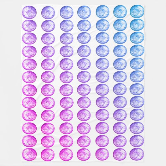 Pastel Balls Fleece Blanket (Voorkant)
